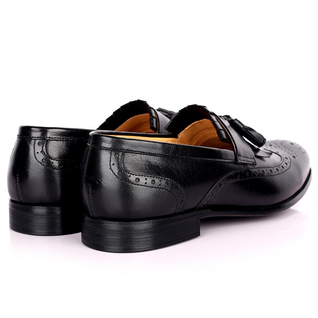 Tford Formal Comfort Black Men's Fringe Shoes - Obeezi.com