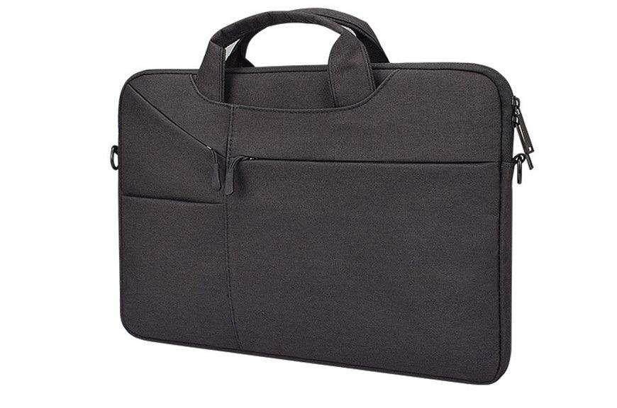 The Latest Casual Business Inner Padded Laptop Bag-Black - Obeezi.com