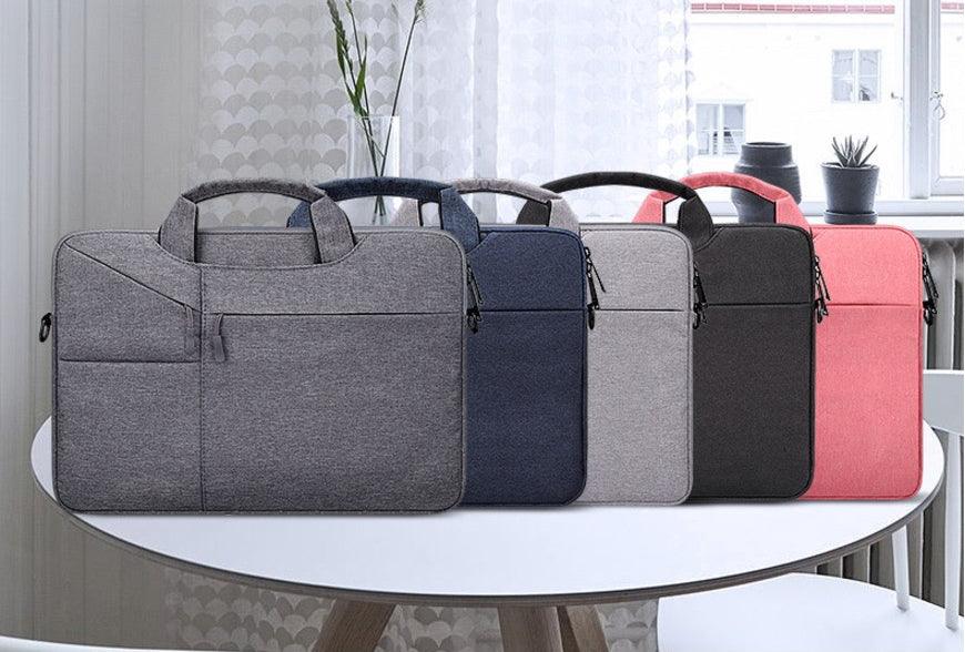 The Latest Casual Business Inner Padded Laptop Bag-Black - Obeezi.com
