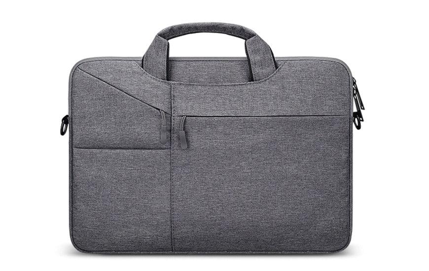The Latest Casual Business Inner Padded Laptop Bag-Grey - Obeezi.com