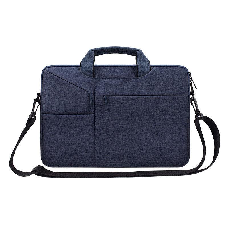 The Latest Casual Business Inner Padded Laptop Bag-NavyBlue - Obeezi.com