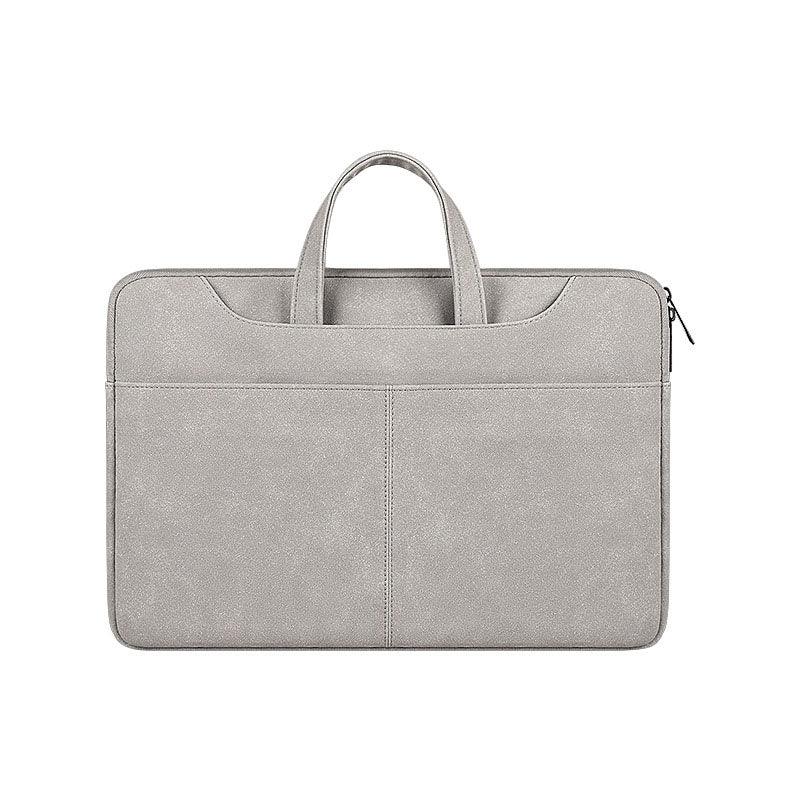 The Latest Sleek And Stylish Padded Inner Designed Laptop Bag-Beige - Obeezi.com