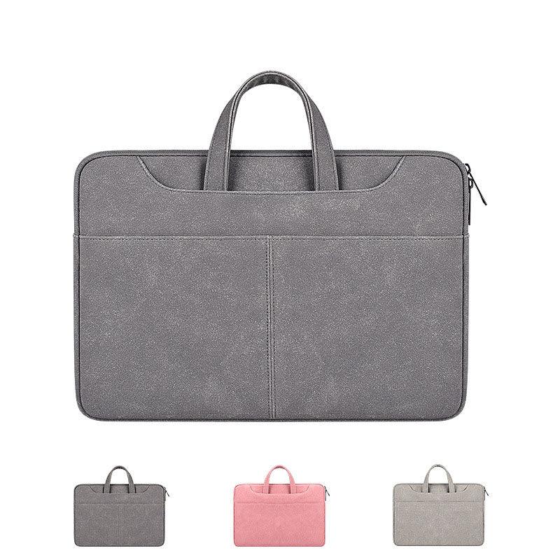 The Latest Sleek And Stylish Padded Inner Designed Laptop Bag-Khaki - Obeezi.com