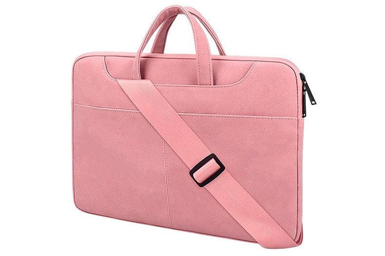 The Latest Sleek And Stylish Padded Inner Designed Shoulder Strap Laptop Bag- Pink - Obeezi.com
