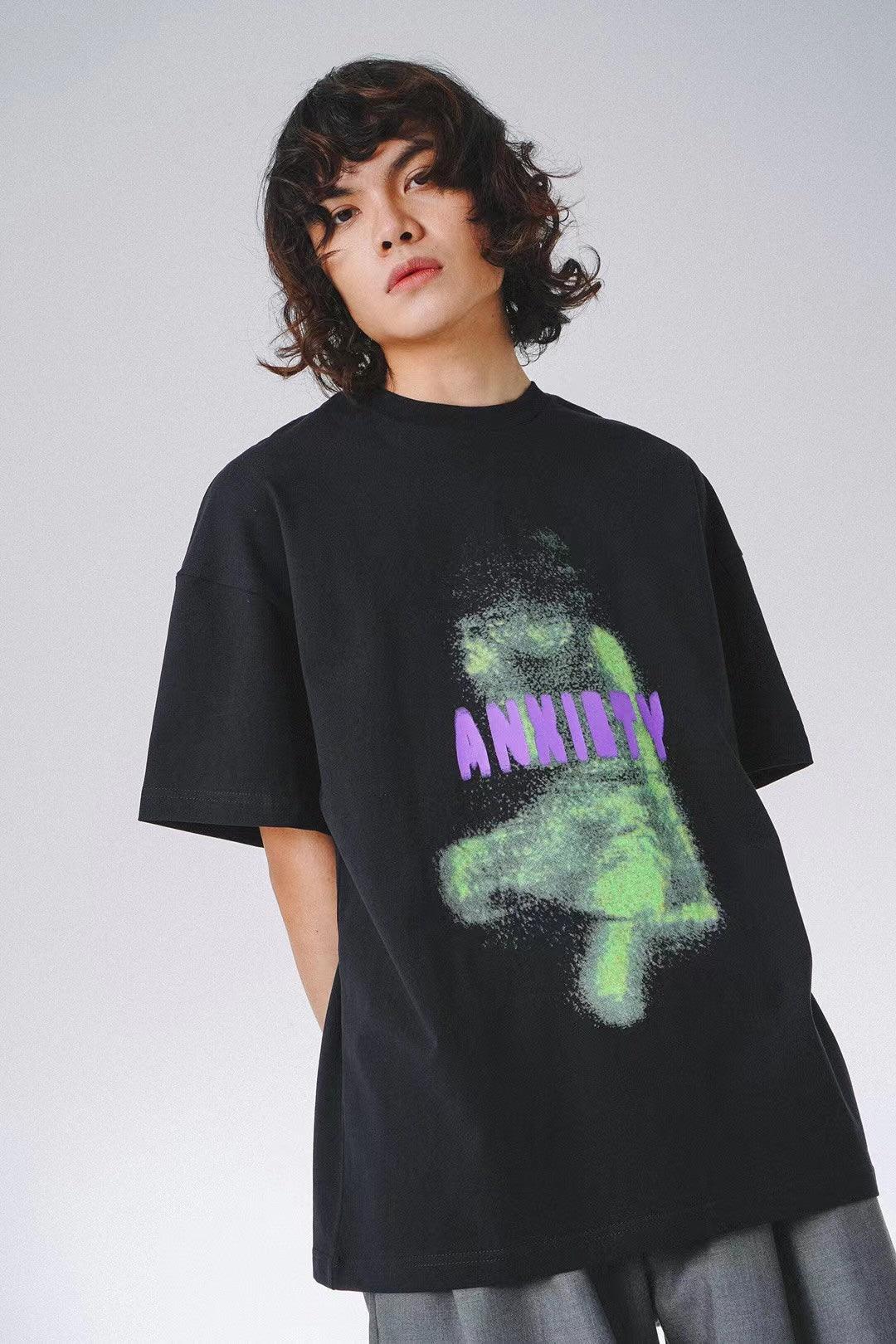 The Unavowed Anxiity Over Size T-Shirt- Black - Obeezi.com