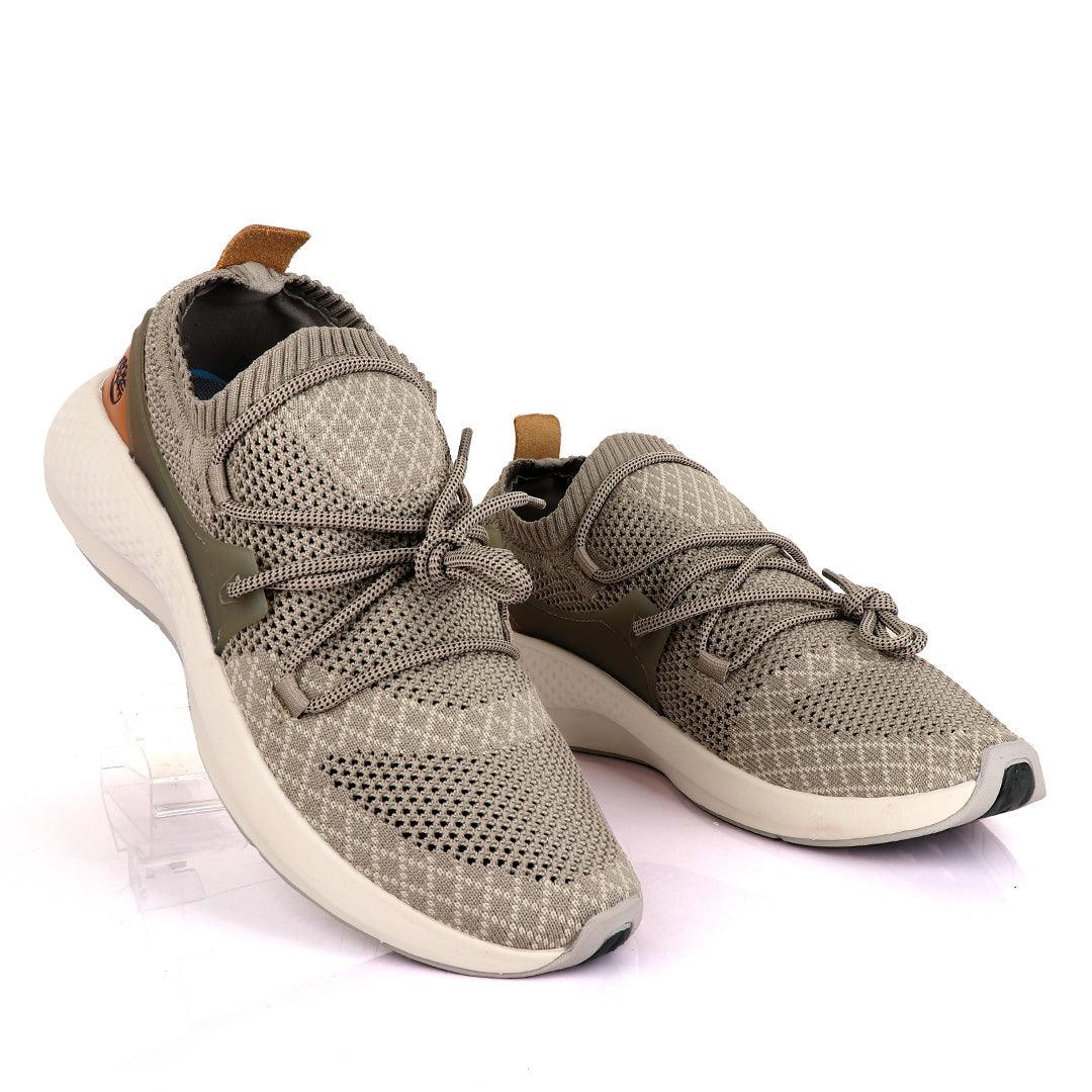 Tim Flyroam Go Knit Wide Aerocore Grey Sneakers - Obeezi.com
