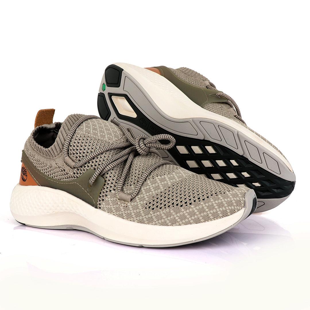 Tim Flyroam Go Knit Wide Aerocore Grey Sneakers - Obeezi.com