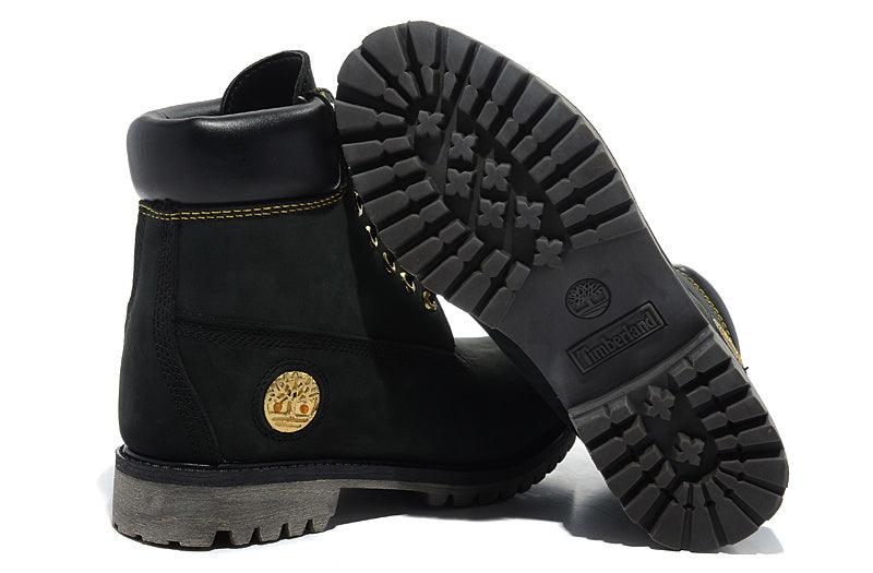 Timberland 6" Premium Boots - Black / Gold - Obeezi.com