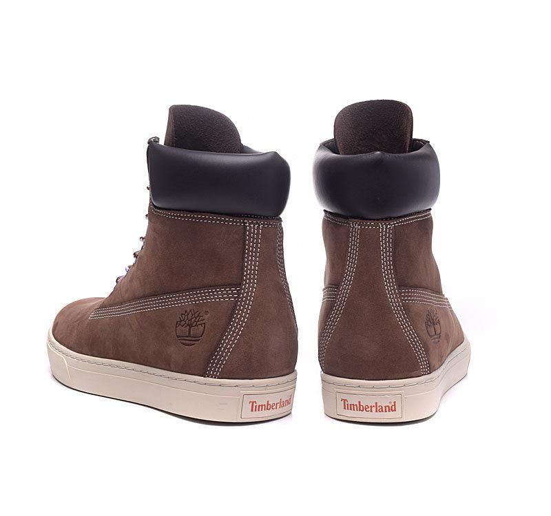 Timberland Icon Nubuck with Rubber Sole Brown Waterproof Boots - Obeezi.com