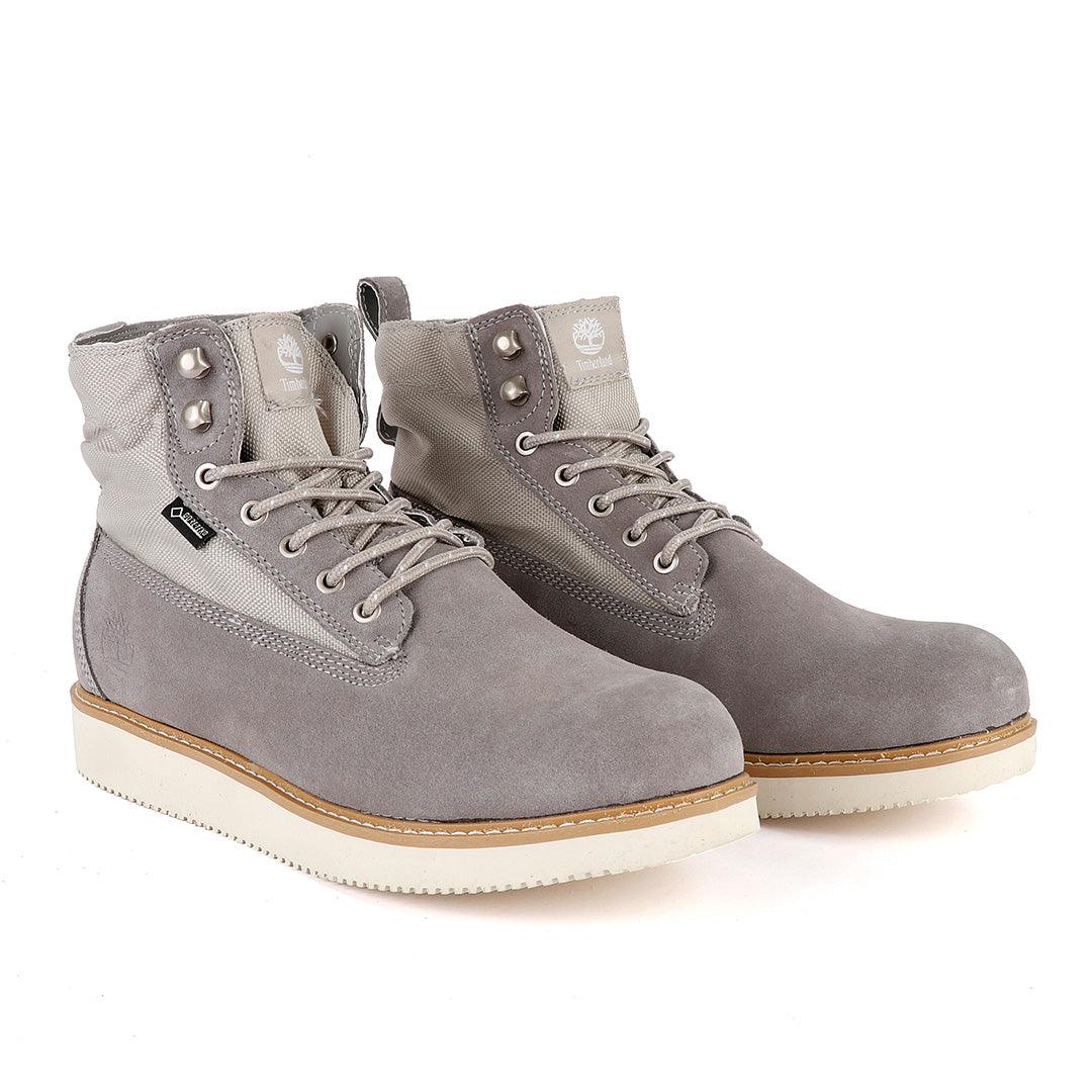 Timberland Icon Roll-Top Grey Leather Boot - Obeezi.com