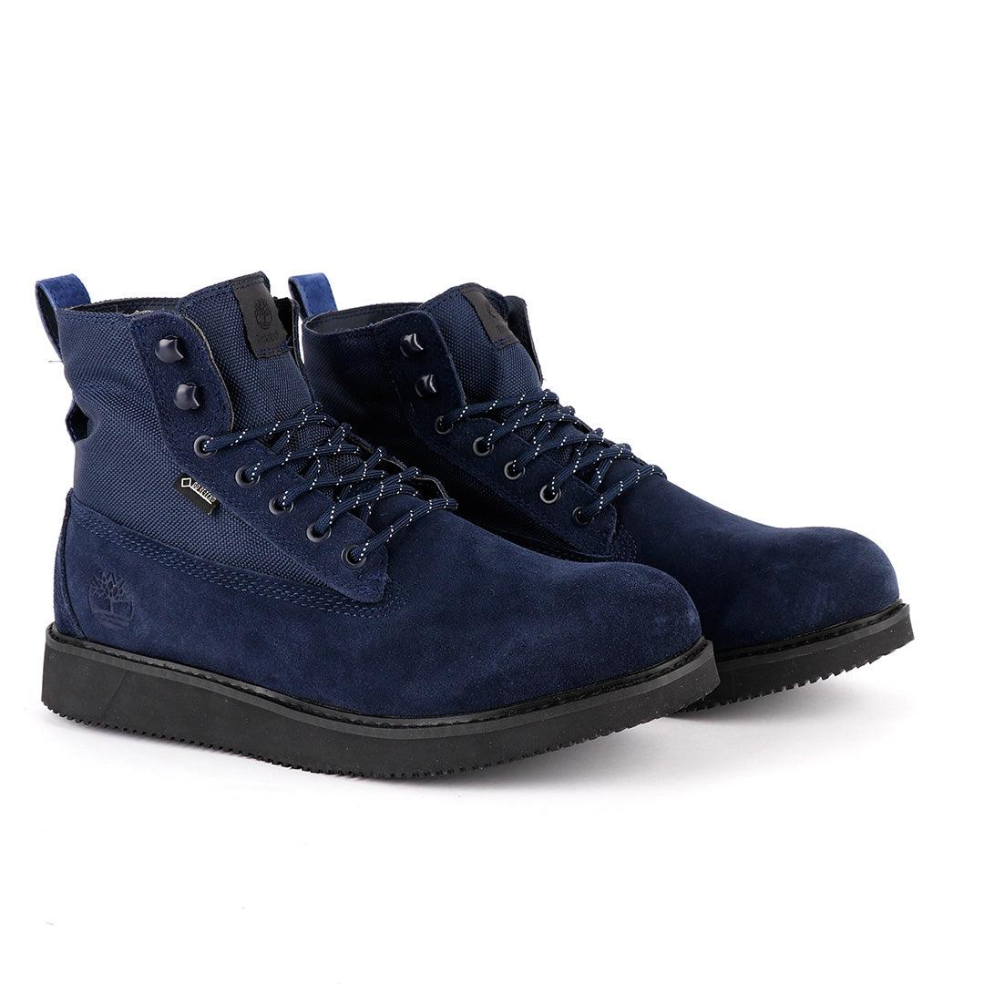 Timberland Icon Roll-Top Navy Blue Leather Boot - Obeezi.com