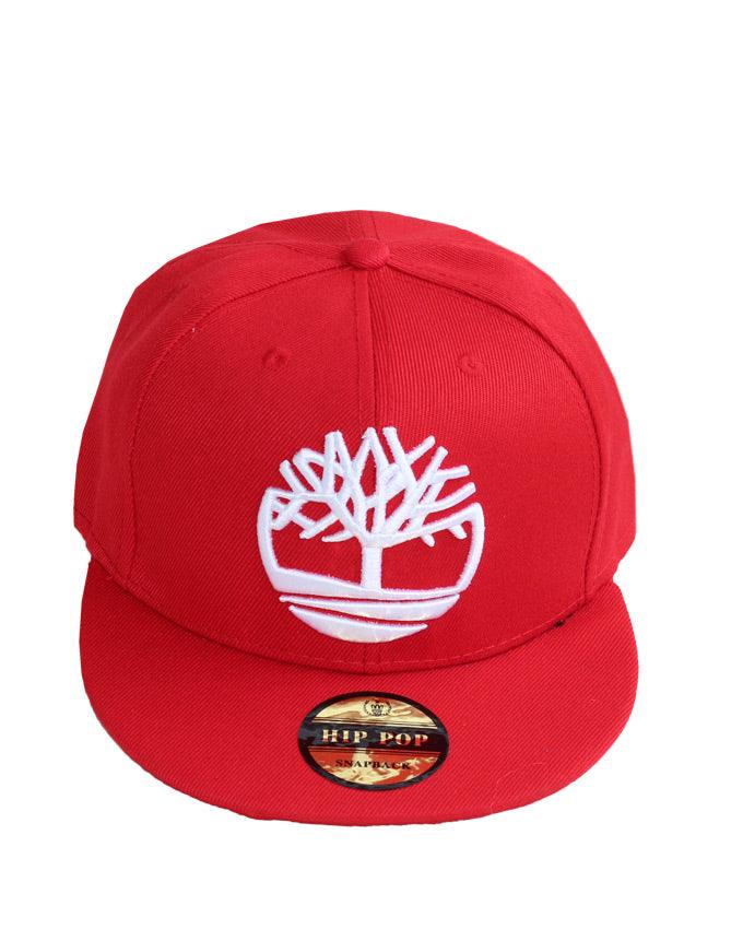 Timberland Tree Logo Snapback Cap Red - Obeezi.com