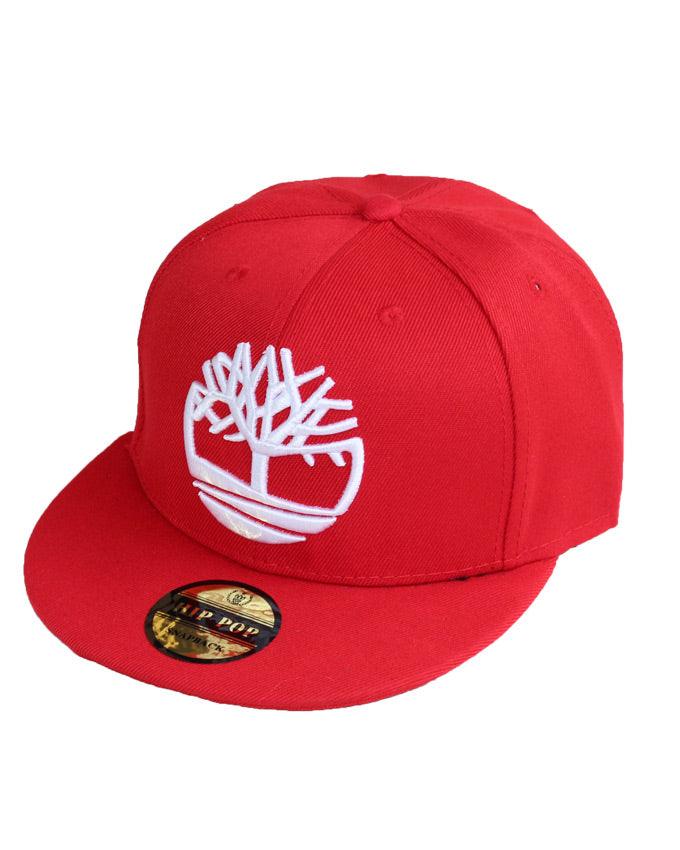 Timberland Tree Logo Snapback Cap Red - Obeezi.com