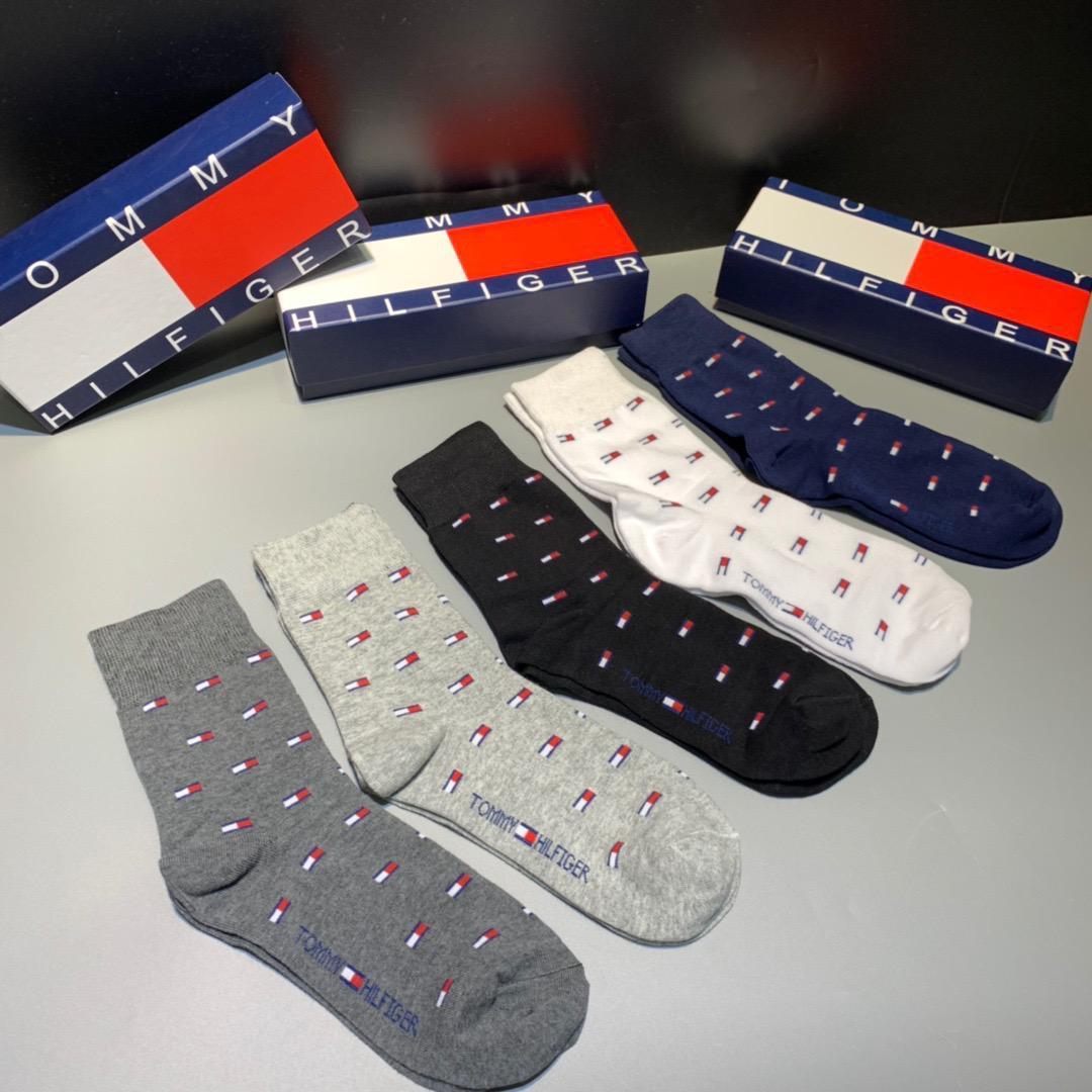 Tom 5 Pack Iconic Cotton Blend Socks - Obeezi.com