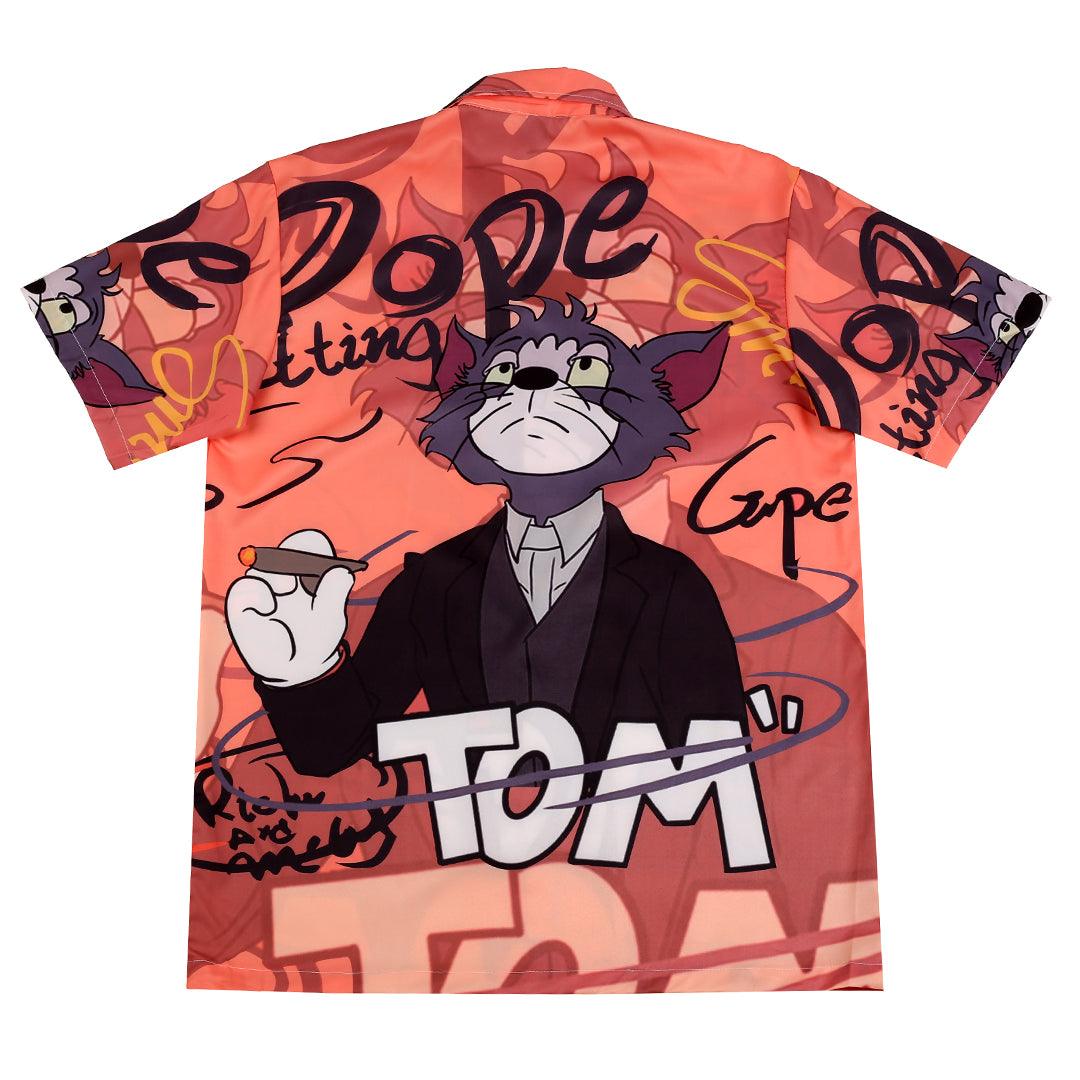 Tom Getting Dope Designed Men's Aloha Shirt - Obeezi.com