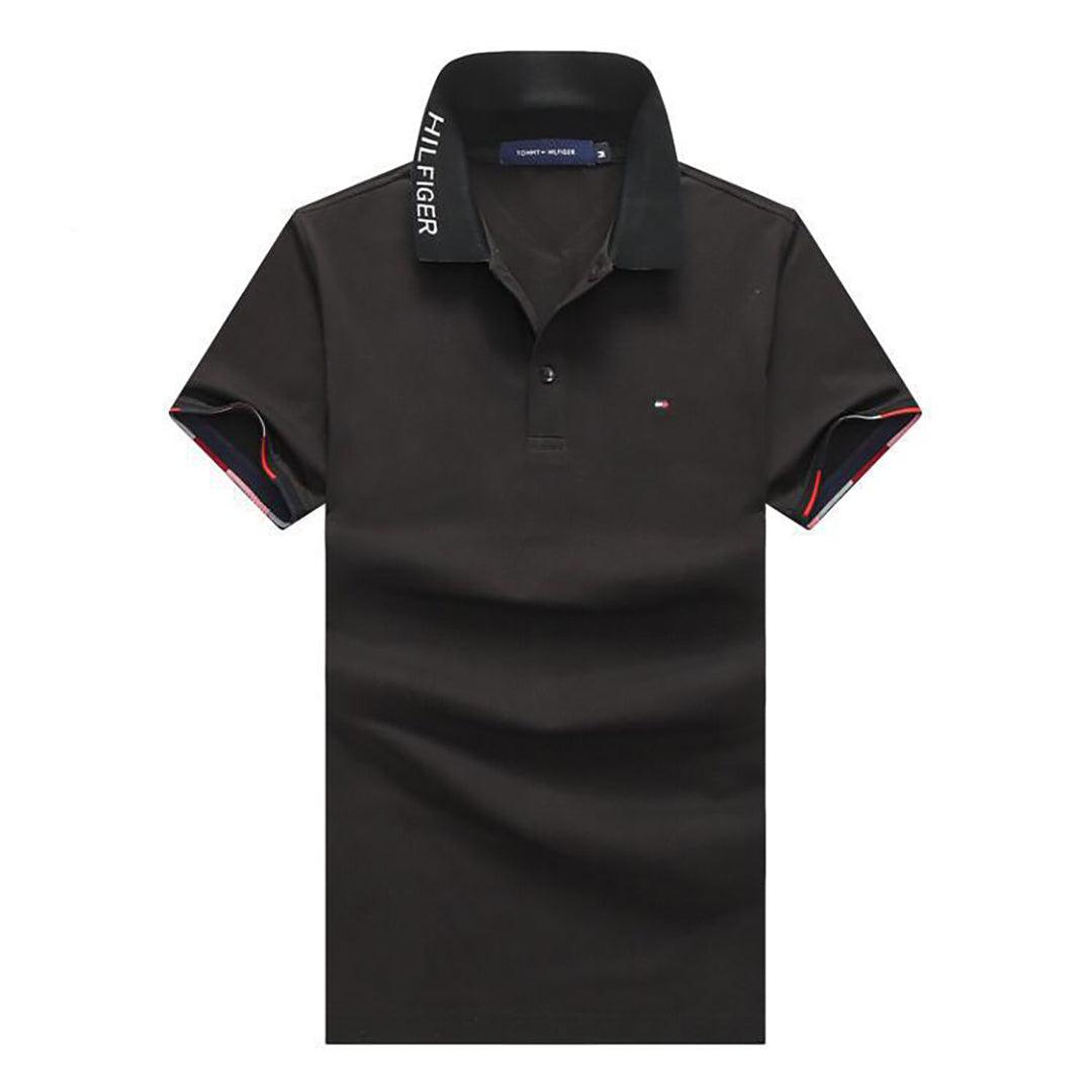 Tom Regular Fit Dip Polo Shirt-Black - Obeezi.com