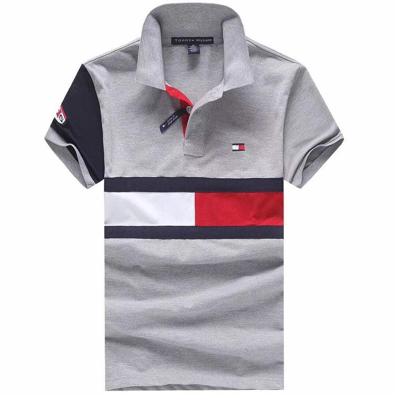 Tommy Hilfiger Ash Short Sleeve Flag Polo Shirt - Obeezi.com