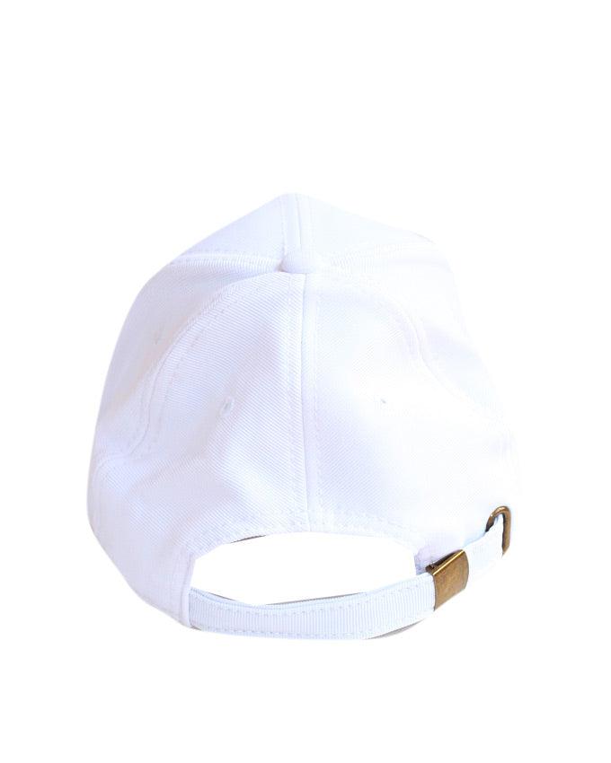 Tommy Hilfiger Baseball Adjustable White Large Logo Cap - Obeezi.com