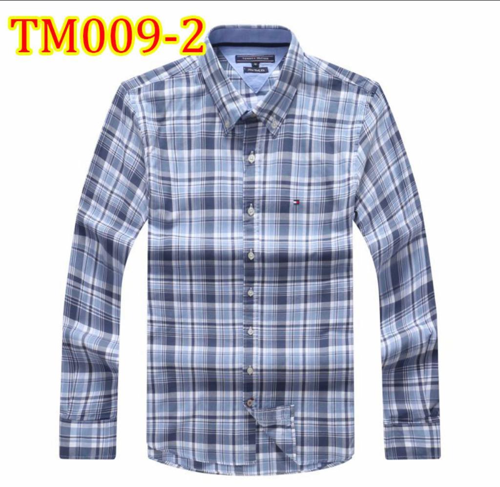 Tommy Hilfiger Check Light Blue Long sleeve Shirt - Obeezi.com