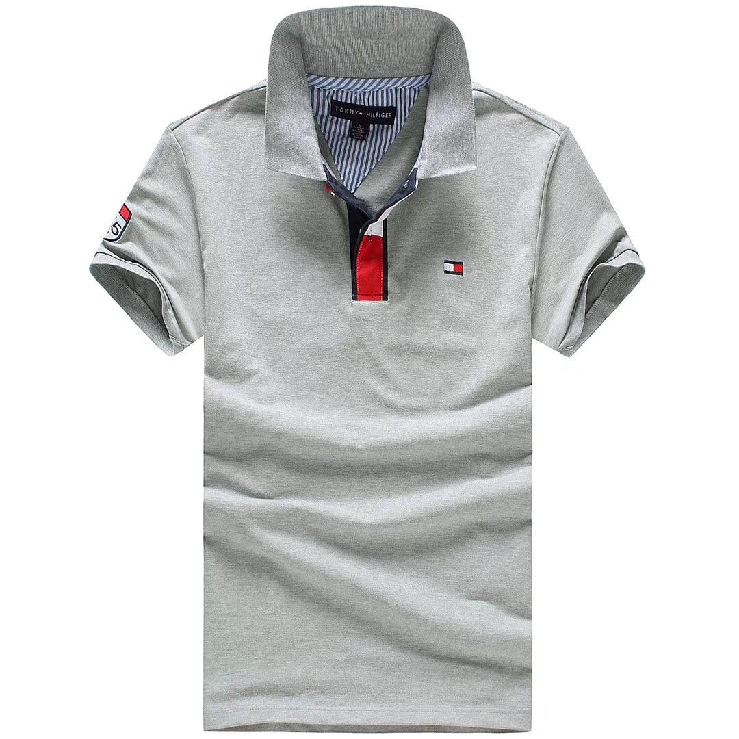 Tommy Hilfiger Classic Crested Ash Short-Sleeve Polo Shirt - Obeezi.com
