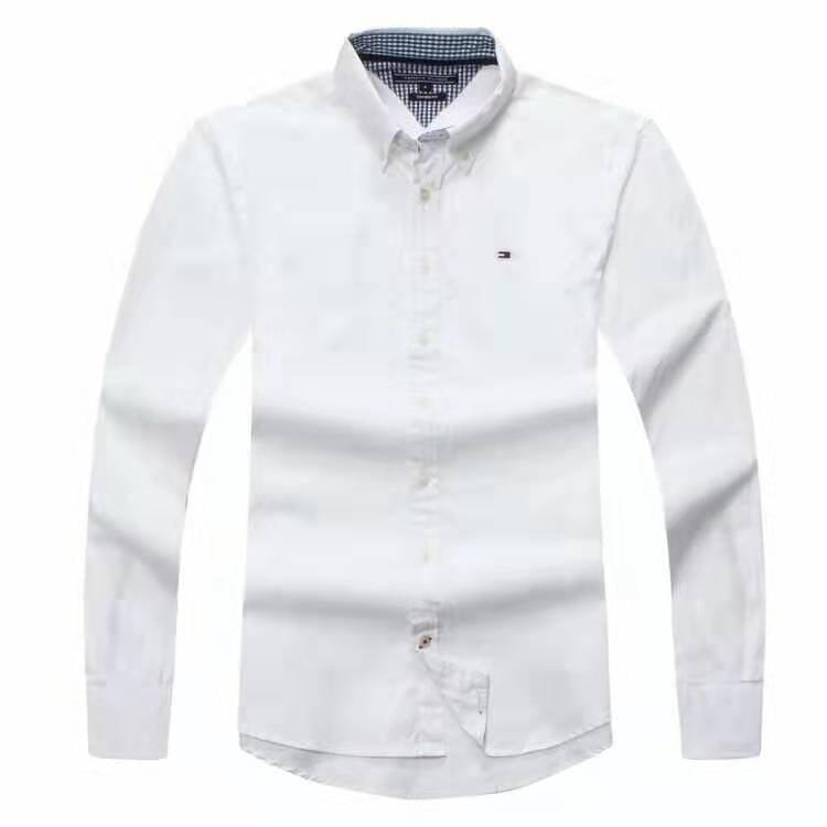 Tommy Hilfiger Classic White Longsleeve Shirt - Obeezi.com