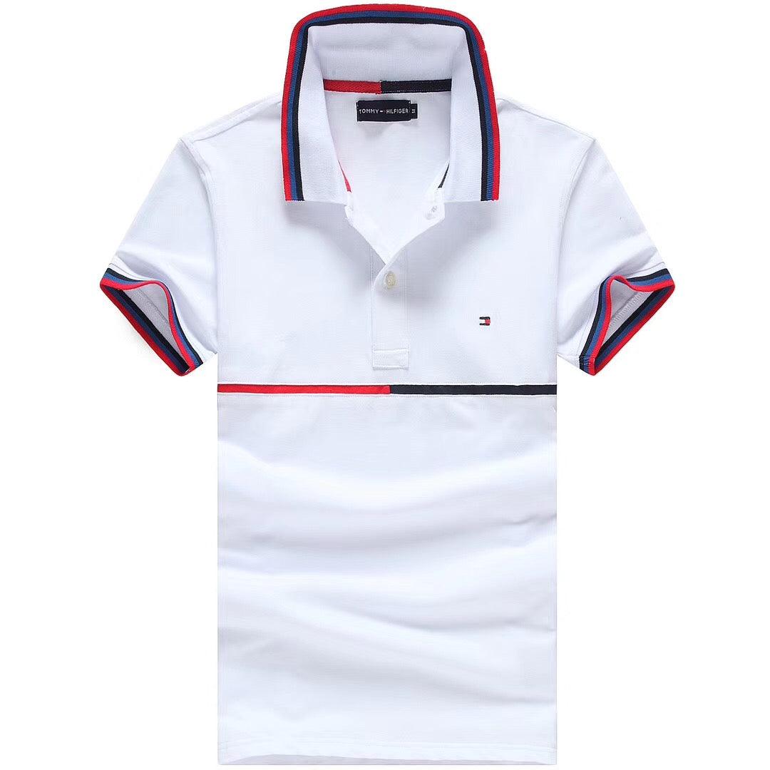 Tommy Hilfiger Classic White Short-Sleeve Polo - Obeezi.com