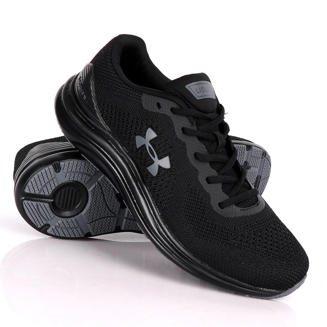 UA Charged Spark All Black Sneakers - Obeezi.com