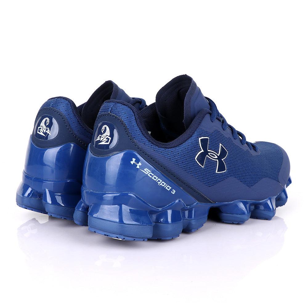 Under Armour Scorpio 3 Navy Blue With White Crest Sneaker - Obeezi.com