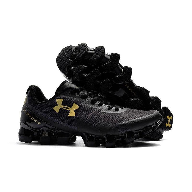 Under Armour UA Scorpio 2 Men’s Running Shoes Black Gold - Obeezi.com
