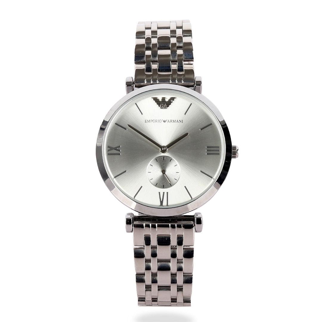 Unisex Classic Silver Steel Watch - Obeezi.com