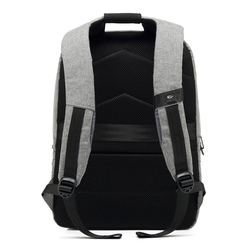 USB Charging Laptop Briefcase Business Travel Backpack-Grey - Obeezi.com