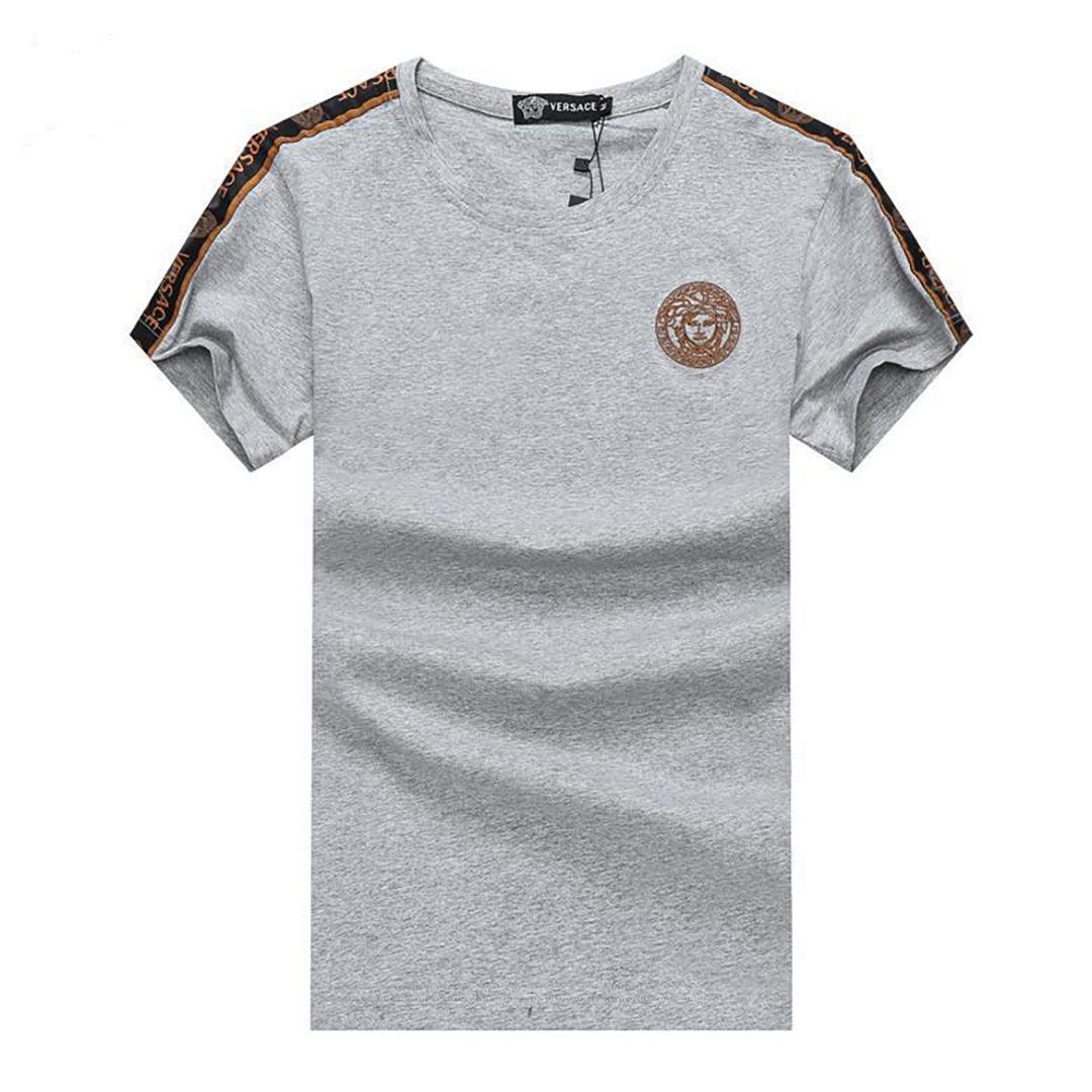 Vers Classic White T-Shirt With Medusa Design - Obeezi.com
