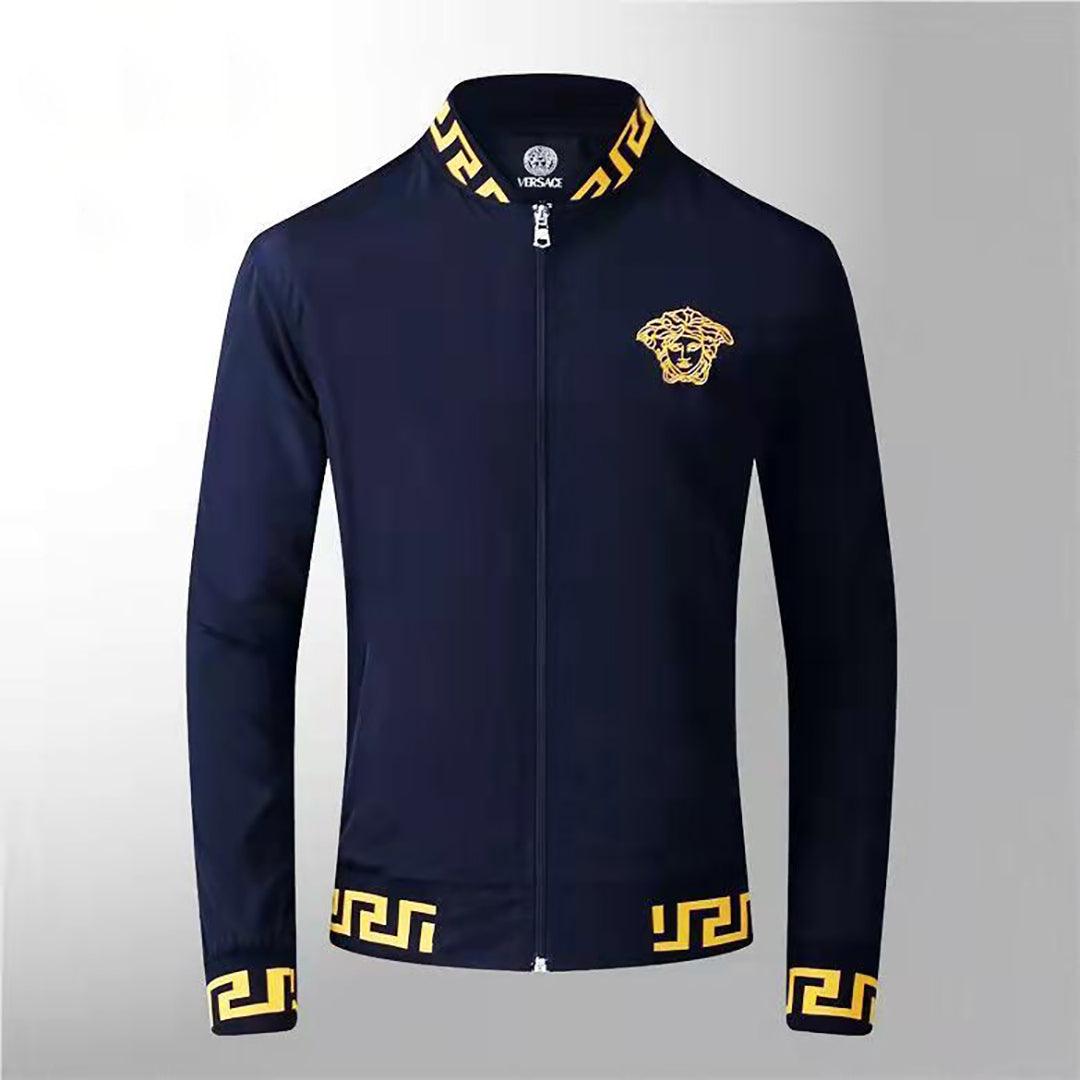 Vers Lightweight Zip Up Men's Jacket - NavyBlue - Obeezi.com