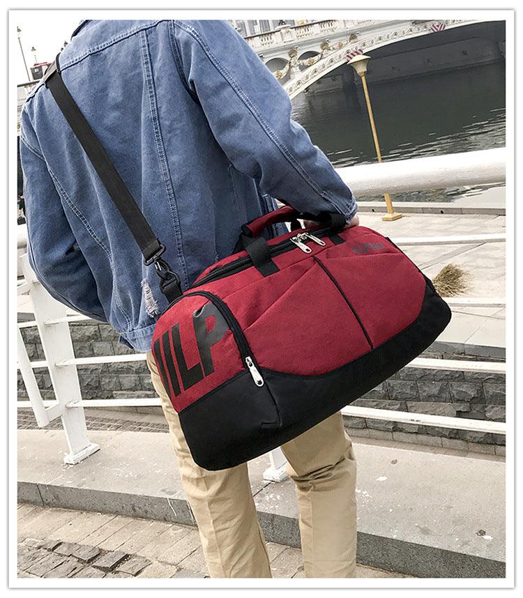 Vintage Multi-Dimensional Travel Bag- Red - Obeezi.com